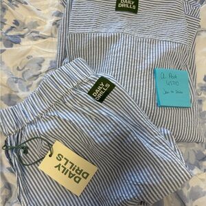 Daily Drills Seersucker Set